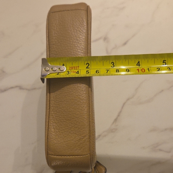 Coach 19 Nolita Taupe Leather Wristlet - Picture 3 of 6